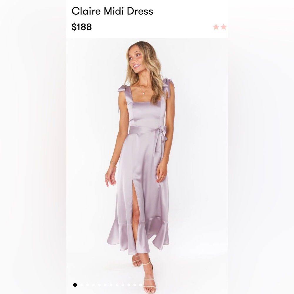 Show Me Your Mumu Claire Midi Dress in Dusty Purple